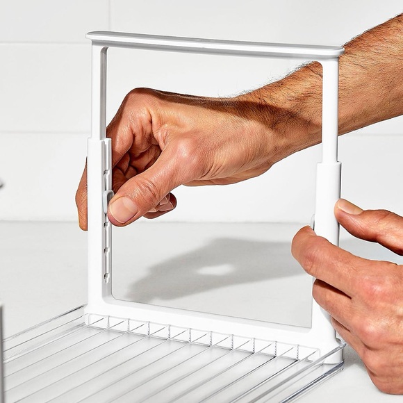 OXO Good Grips Adjustable Refrigerator Shelf Riser - Picture 9 of 15